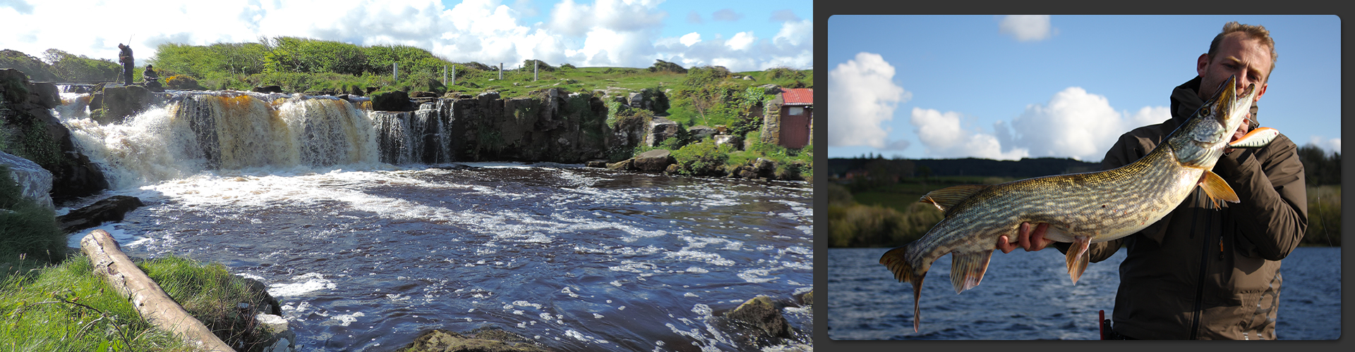 Slider pêche brochet en Irlande