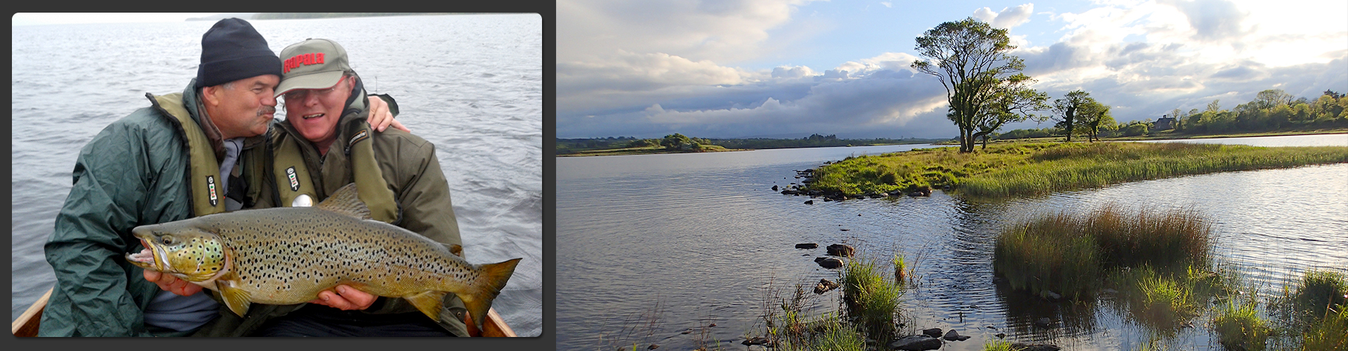 Slider peche truite en Irlande